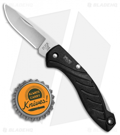 Buck Rival SS Lockback Knife Black (1.8" Stonewash) 0363BKS