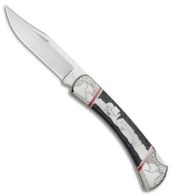 Buck Running Free L.E. Lockback Knife Black Jet Jasper (3.75" Mirror) 110YISLE1