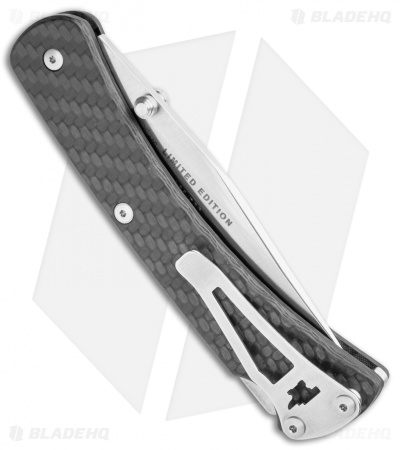 Buck Slim Lockback Knife Carbon Fiber (3.75" Satin) 0110CFSLE-B
