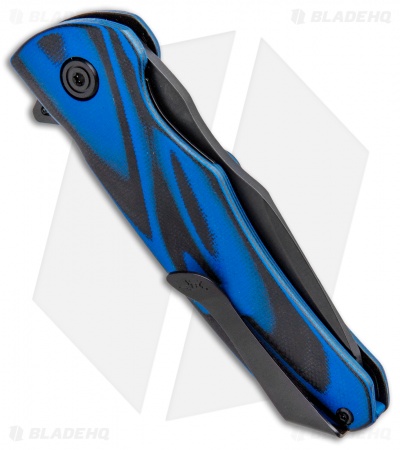 Buck Sprint Ops Pro Liner Lock Knife Blue/Black G-10 (3.125" Black) 0842BLS