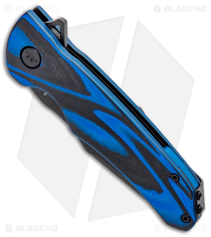 Buck Sprint Ops Pro Liner Lock Knife Blue/Black G-10 (3.125" Black) 0842BLS