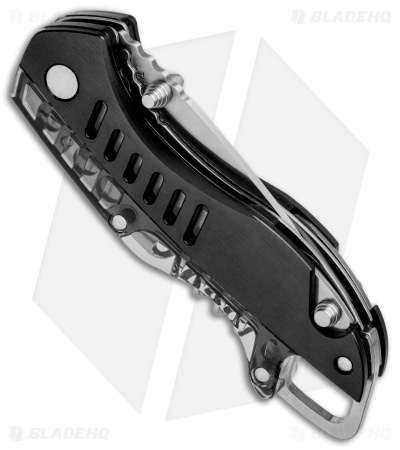 Buck Summit Liner Lock Knife Multi-Tool Black (2.5" Satin Serr)