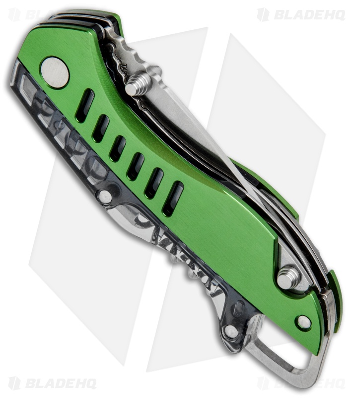 Buck Summit Liner Lock Knife Multi-Tool Green (2.5" Satin Serr)