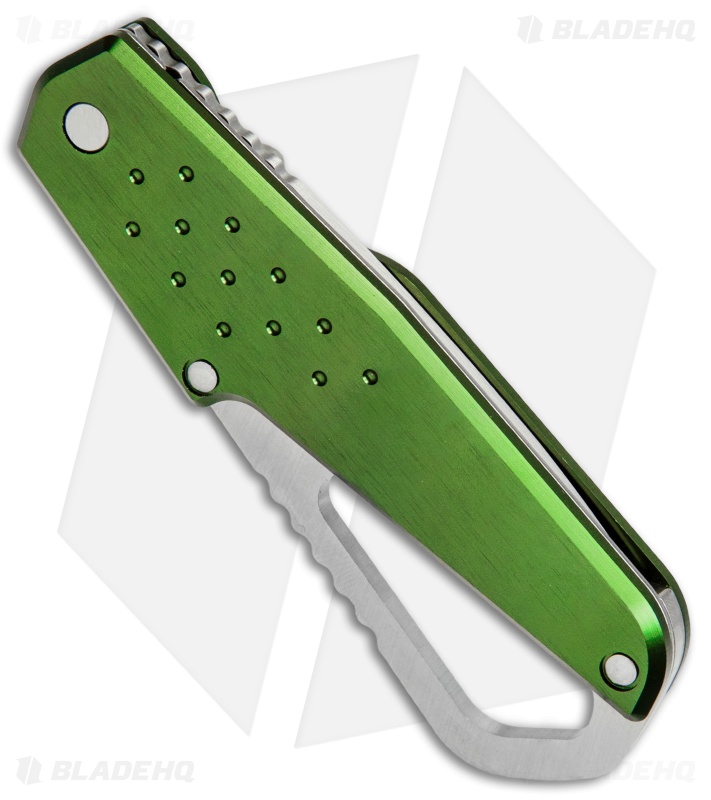 Buck Whittaker Approach Liner Lock Knife Green (2.625" Satin Serr)