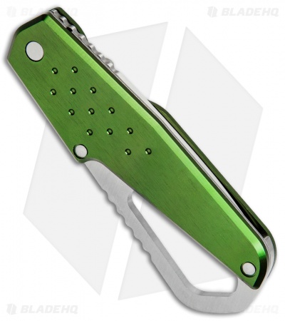 Buck Whittaker Approach Liner Lock Knife Green (2.625" Satin Serr)