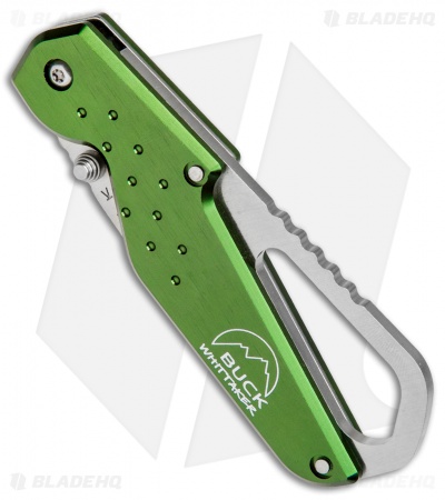 Buck Whittaker Approach Liner Lock Knife Green (2.625" Satin Serr)