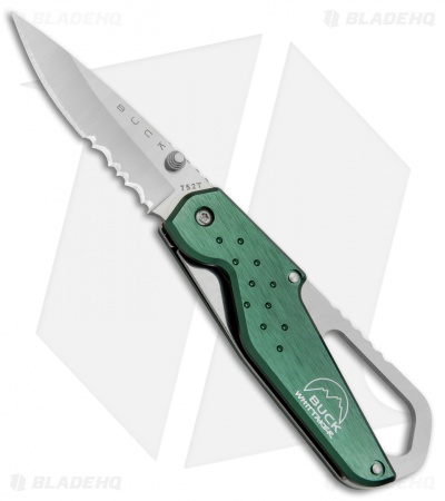 Buck Whittaker Approach Liner Lock Knife OD Green (2.625" Satin Serr)