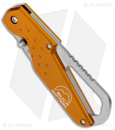 Buck Whittaker Approach Liner Lock Knife Orange (2.625" Satin Serr)