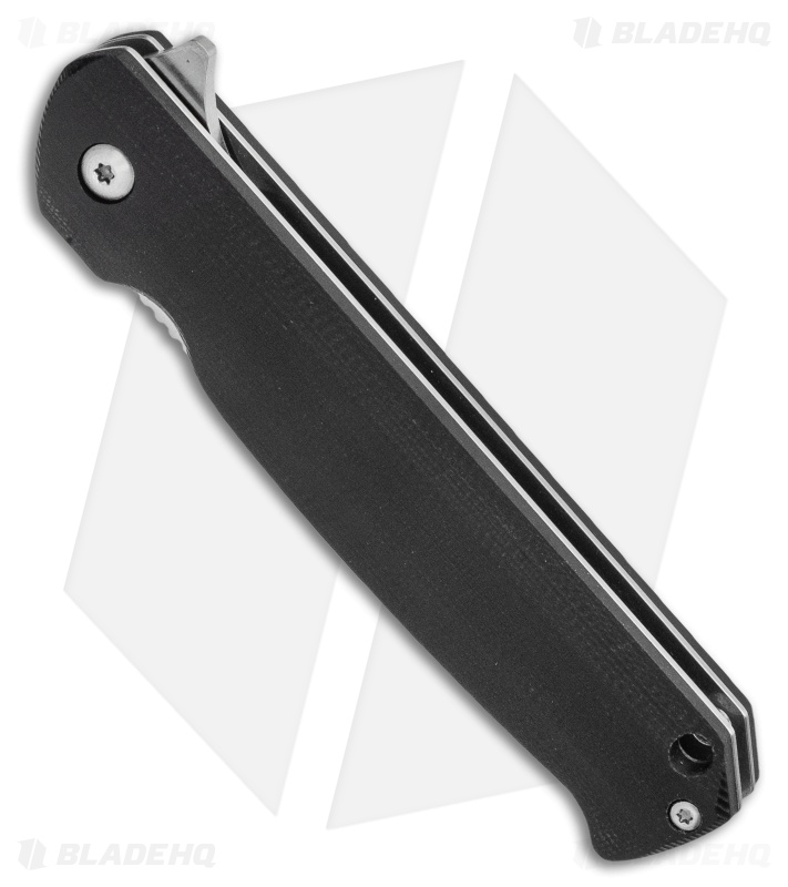 Buck Langford Liner Lock Knife Black G-10 (3.375" Satin) *DISC*