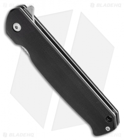Buck Langford Liner Lock Knife Black G-10 (3.375" Satin) *DISC*