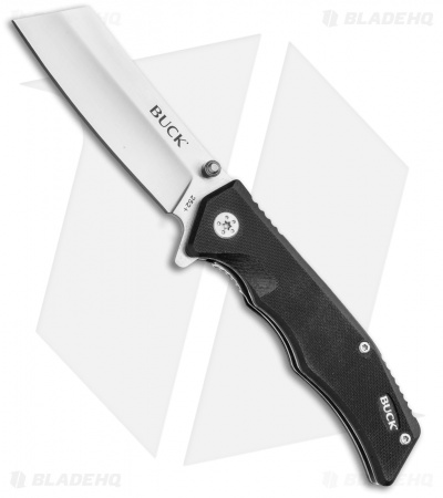 Buck Trunk Liner Lock Knife Black G-10 (2.9" Satin) 0252BKS