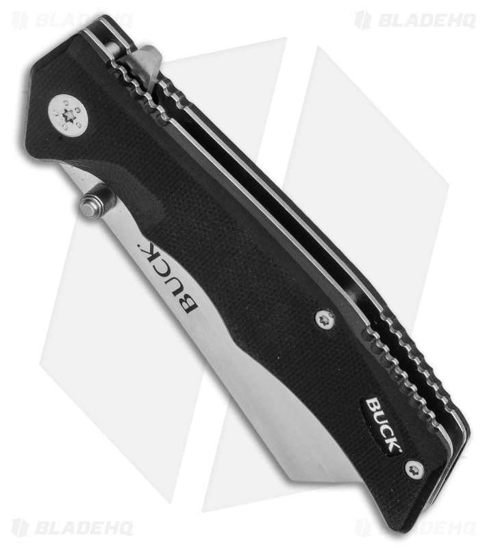 Buck Trunk Liner Lock Knife Black G-10 (2.9" Satin) 0252BKS