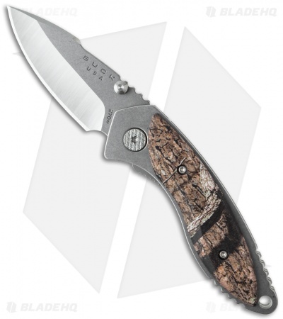 Buck 270 Alpha Dorado Liner Lock Hunting Knife Camo (2.5" Stonewash) 0270CMS22