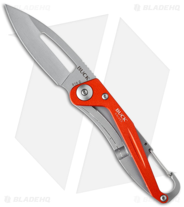 Buck Apex Frame Lock Knife Orange (2.625" Satin) 0818ORS