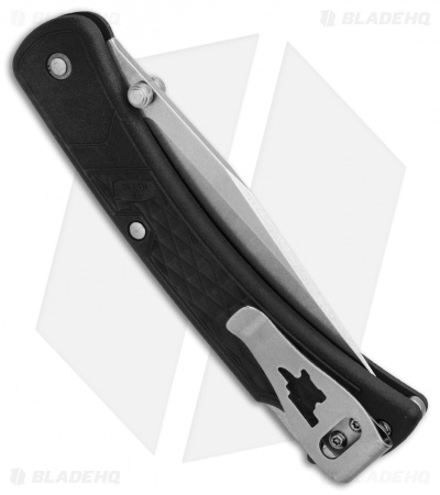 Buck 110 Slim Select Lockback Knife Black GFN (3.75" Satin)