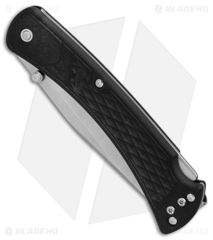 Buck 110 Slim Select Lockback Knife Black GFN (3.75" Satin)