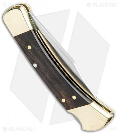 Buck 110 Manual Folding Knife Black Ebony (3.75" Satin) 0110BRS