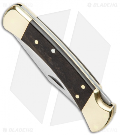 Buck 110 Manual Folding Knife Black Ebony (3.75" Satin) 0110BRS