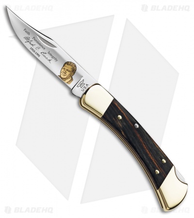 Buck Weld 110 Folding Hunter Limited Manual Folding Knife (3.75" Satin) 110BRSWD