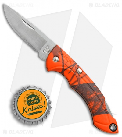 Buck Nano Bantam Lockback Knife Mossy Oak Blaze Camo (1.88" Satin) 0283CMS9-B