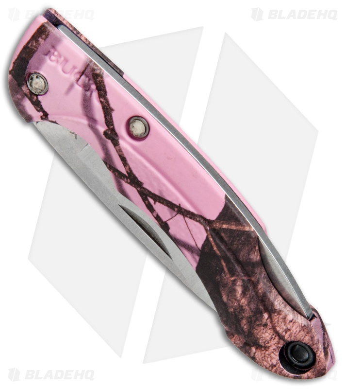 Buck Nano Bantam Lockback Knife Pink Mossy Oak Camo (1.88" Satin) 0283CM10-B