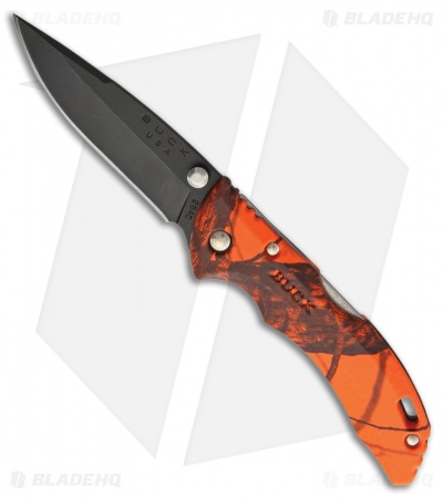 Buck Bantam BBW Lockback Knife Orange Camo (2.75" Black)