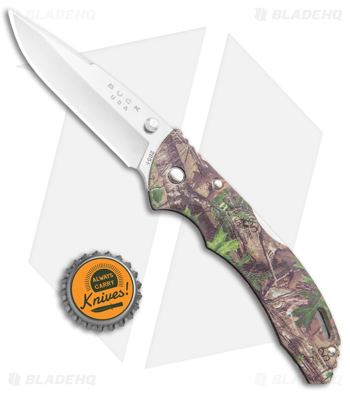 Buck Bantam BLW Lockback Knife Realtree Xtra Green (3.1" Satin) 0285CMS20