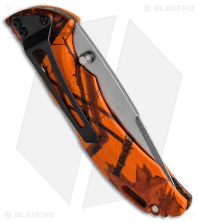 Buck Bantam BLW Knife Mossy Oak Orange Camo (3.125" Satin Plain) 0285CMS9