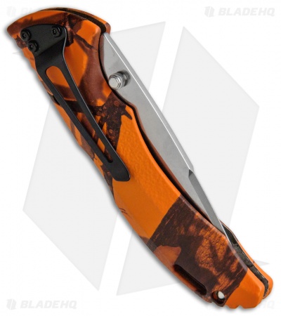 Buck Bantam BHW Lockback Knife Mossy Oak Blaze Camo (3.625" Satin) 0286CMS9
