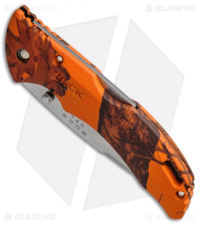 Buck Bantam BHW Lockback Knife Mossy Oak Blaze Camo (3.625" Satin) 0286CMS9