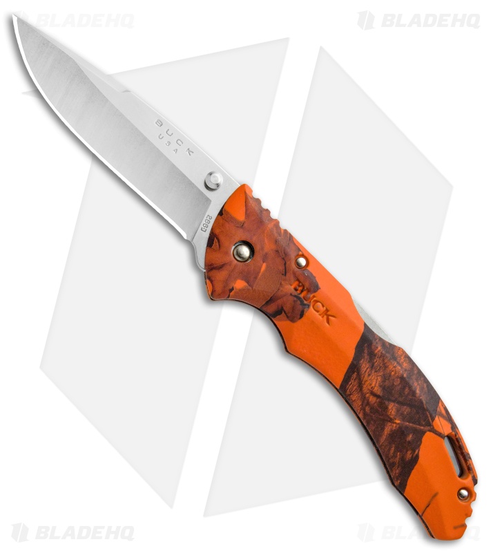 Buck Bantam BHW Lockback Knife Mossy Oak Blaze Camo (3.625