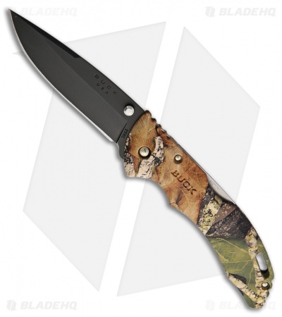 Buck BHW Bantam Mossy Oak Lockback Knife (3.625" Black)