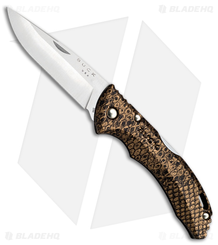 Buck Bantam BHW Copperhead Lockback Knife (3.625" Satin) Blade HQ