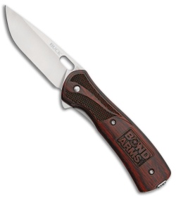 Buck Bond Arms Liner Lock Knife Rosewood (3.125" Satin) BD3202  