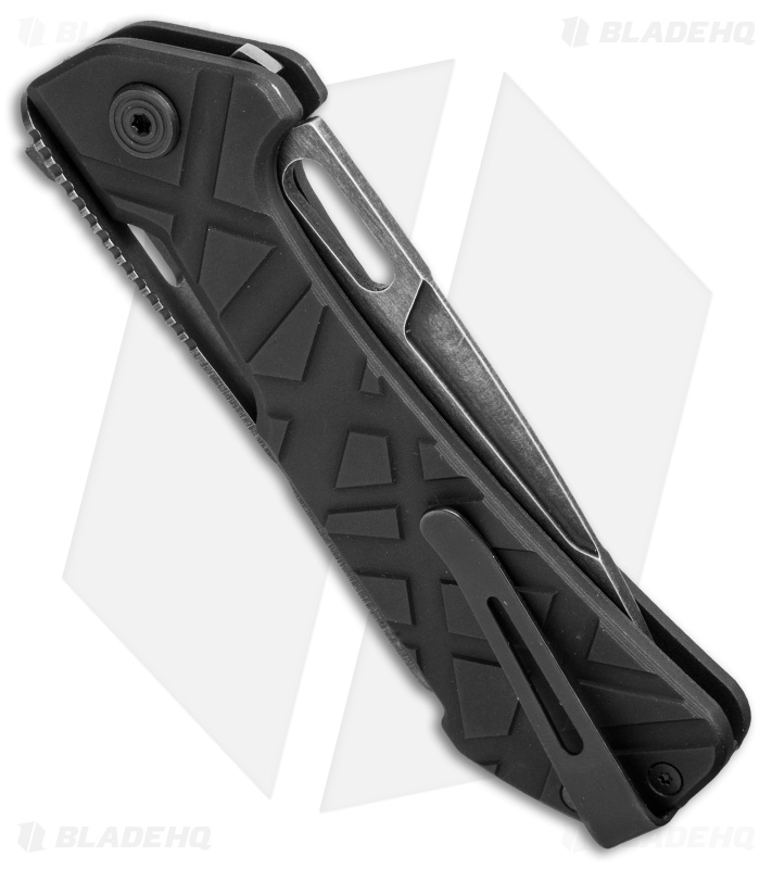 Buck Marksman Tanto Folding Knife (3.5" Black SW) 0831BKS-B