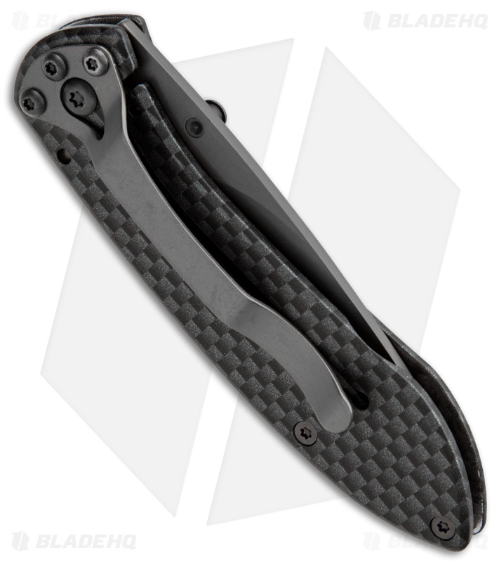 Buck Nobleman Frame Lock Knife Sim Carbon Fiber (2.625