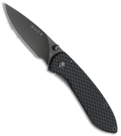 Buck Nobleman Frame Lock Knife Sim Carbon Fiber (2.625" Gray) 0327CFS 