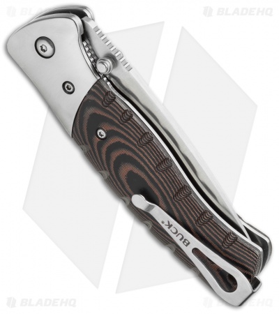 Buck Small Folding Selkirk Knife Micarta (3.25" Satin) 0835BRS-B