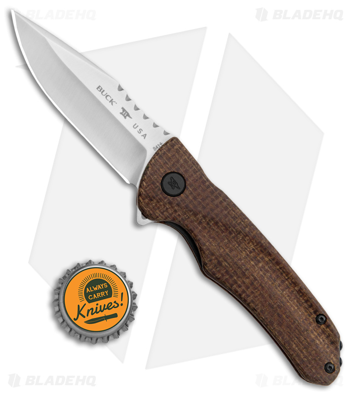 Buck Sprint Classic Pro Knife Burlap Micarta - Blade HQ