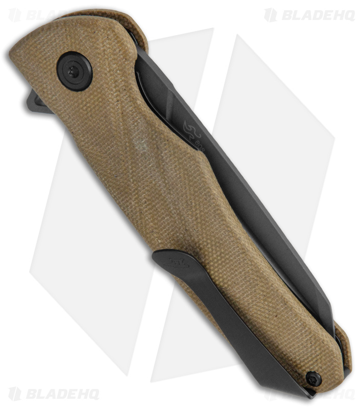 Buck Sprint OPS Liner Lock Knife Pro Green Canvas Micarta (3" Black) 0843GRS
