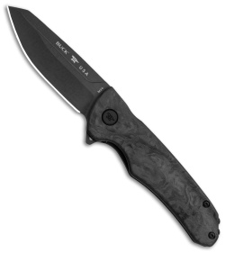 Buck Sprint OPS Liner Lock Knife Pro Marble Carbon Fiber (3" Black) 0843CFS