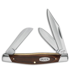 Buck Stockman Knife 4" Woodgrain 0371BRS