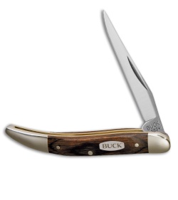 Buck Toothpick Knife 3&quot; Woodgrain 0385BRS | 30467