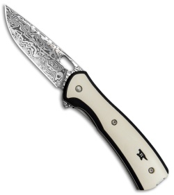 Buck Vantage Pro L.E. Legacy Liner Lock Knife Ivory Micarta (3.25" Damasteel) 