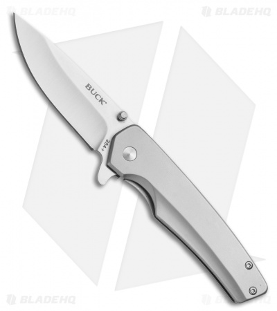 Buck Odessa Frame Lock Knife Stainless Steel (3.1" Satin) 0254SSS