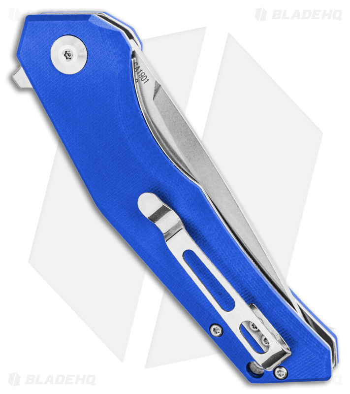 B'yond EDC Arch Liner Lock Knife Blue G-10 (3" Stonewash) SA1901DG-BL