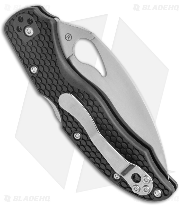 Byrd Harrier 2 Lockback Knife Wharncliffe Black FRN (3.4" Satin) BY01PBKWC2
