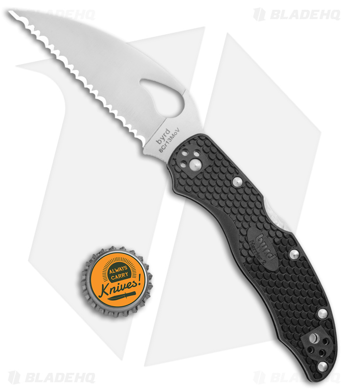Byrd Harrier 2 Wharncliffe Knife | Serrated | BY01SBKWC2 - Blade HQ