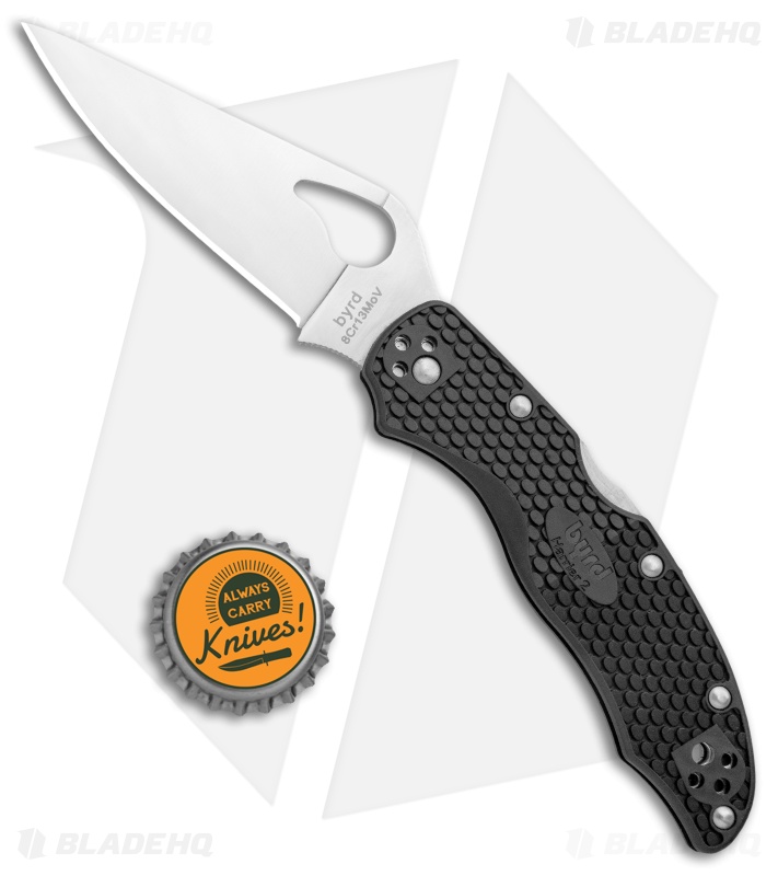 VOLKS バーガーキン・ハリBSコブラ Byrd Harrier 2 Lightweight Lockback Knife Black - Blade HQ