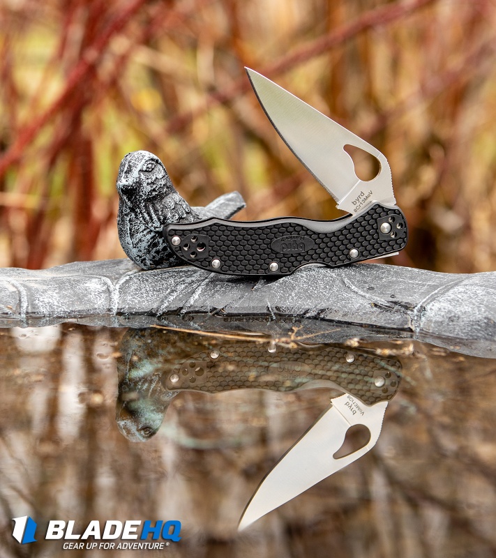 Byrd Harrier 2 Lightweight Lockback Knife Black - Blade HQ